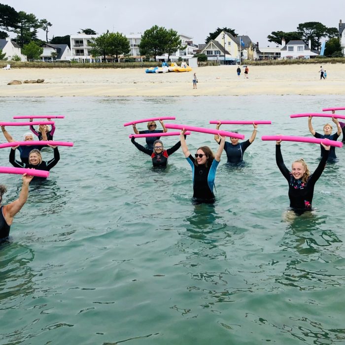 aquagym en mer carnac